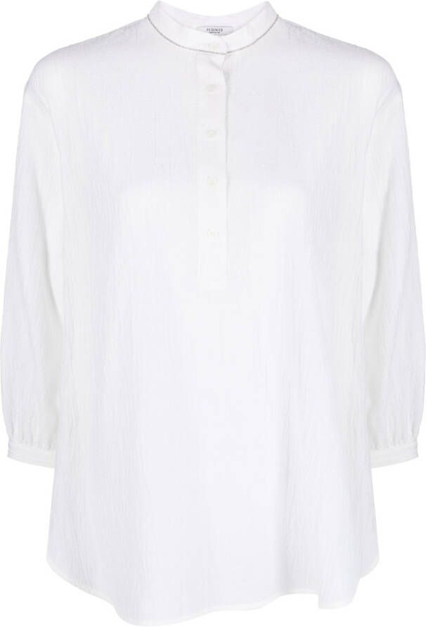 Peserico Button-up blouse Beige