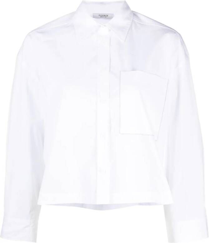 Peserico Katoenen blouse Wit