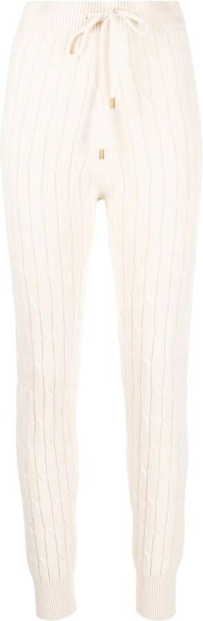 Peserico Broek met trekkoord Beige