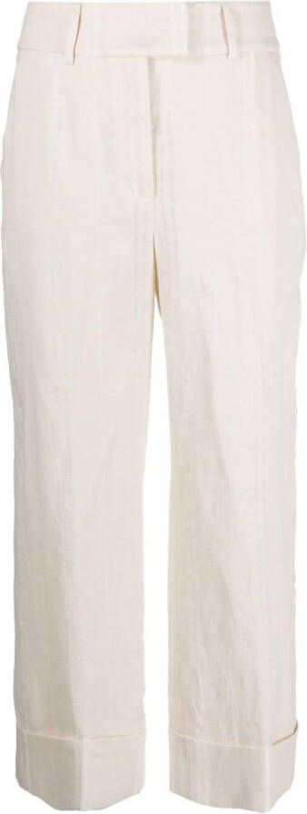 Peserico Broek met wijde pijpen Beige
