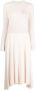 Peserico Midi-jurk met contrasterend stiksel Roze - Thumbnail 1