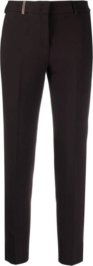 Peserico Cropped broek Zwart