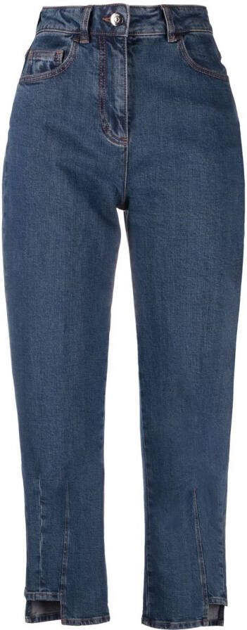 Peserico Cropped jeans Blauw