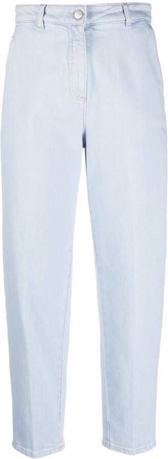 Peserico Cropped jeans Blauw