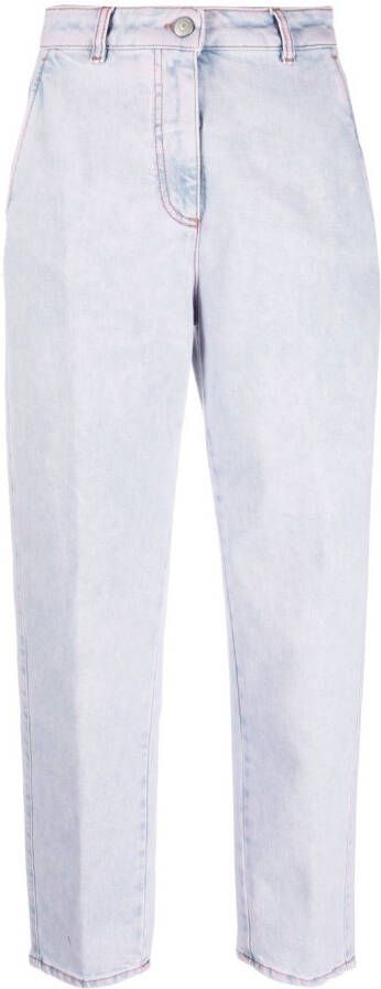 Peserico Cropped jeans Blauw