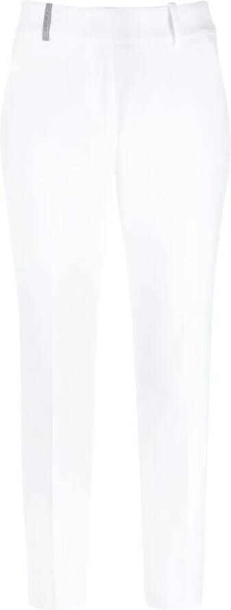Peserico Cropped pantalon 401 WHITE