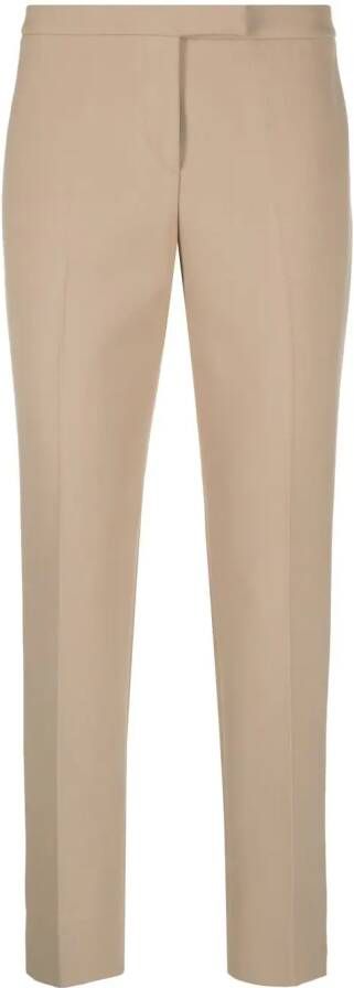 Peserico Cropped pantalon Beige