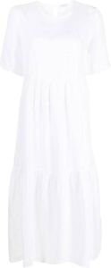 Peserico Midi-jurk met korte mouwen Wit
