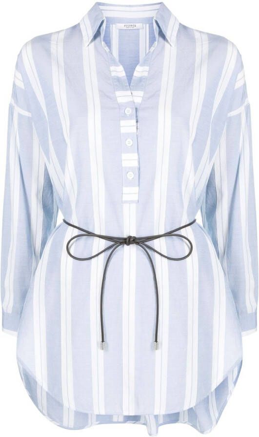 Peserico Oversized blouse Blauw