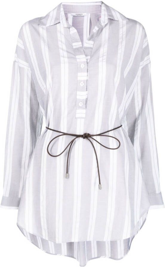 Peserico Oversized blouse Grijs
