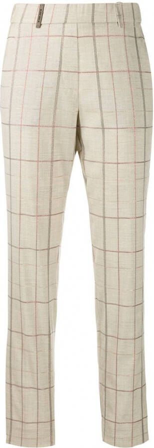 Peserico Straight broek Beige