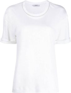 Peserico T-shirt met ronde hals Wit
