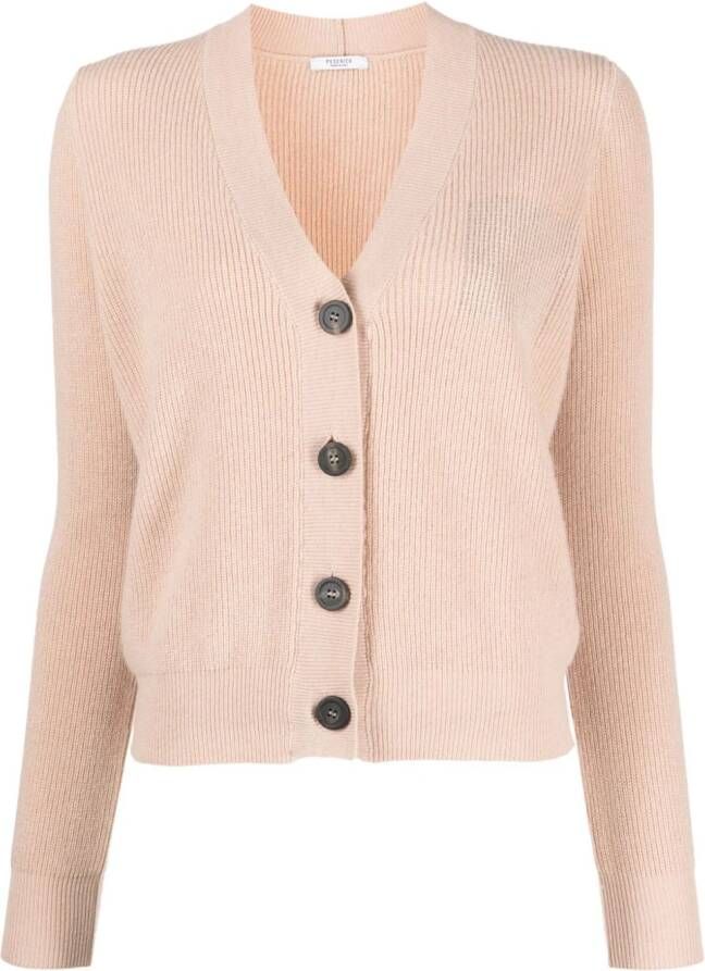 Peserico Vest met V-hals Roze