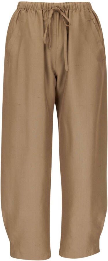 Peter Cohen High waist broek Bruin