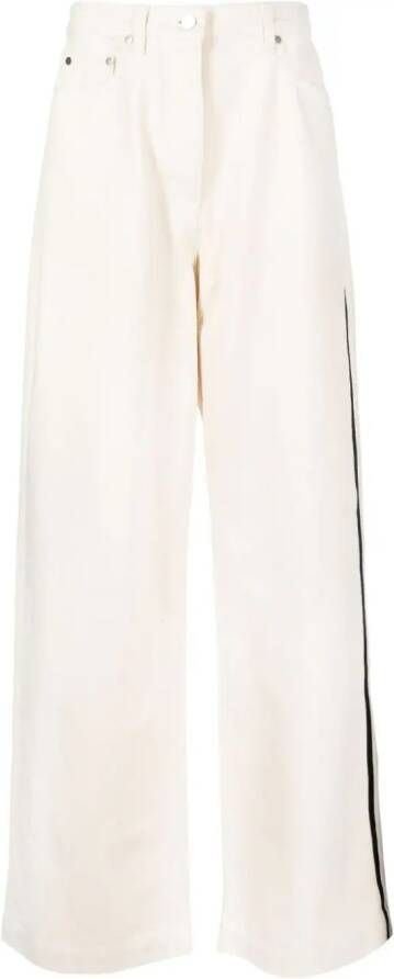 Peter Do High waist jeans Wit