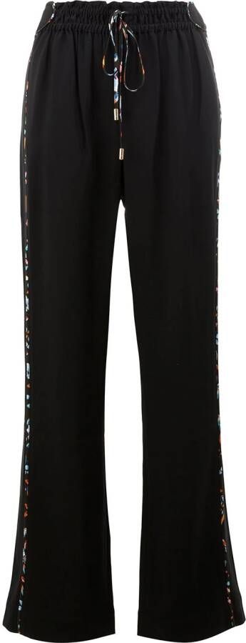 Peter Pilotto wide leg drawstring trousers Zwart