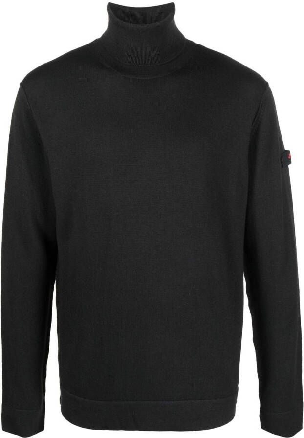 Peuterey Coltrui met logopatch Zwart