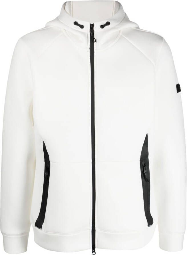 Peuterey Jack met logopatch Wit