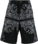 Philipp Plein Bermuda shorts met paisley-print Zwart - Thumbnail 1