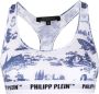 Philipp Plein En Plein Air bh met logo Wit - Thumbnail 1