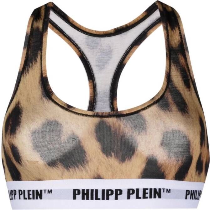 Philipp Plein Bh met luipaardprint Beige
