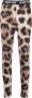 Philipp Plein Bikerlegging met luipaardprint Zwart - Thumbnail 1