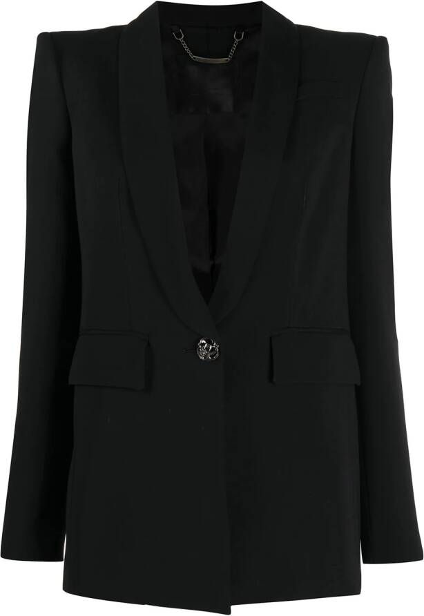 Philipp Plein Blazer met enkele knoop Zwart