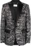 Philipp Plein Blazer met enkele rij knopen Zwart - Thumbnail 1