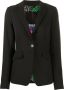 Philipp Plein Blazer verfraaid met kristallen doodskop Zwart - Thumbnail 1