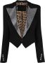 Philipp Plein Blazer verfraaid met kristallen Zwart - Thumbnail 1