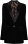 Philipp Plein Blazer verfraaid met kristallen Zwart - Thumbnail 1