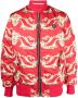 Philipp Plein Bomberjack met barokpatroon Rood - Thumbnail 1