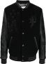Philipp Plein Bomberjack met logopatch Zwart - Thumbnail 1