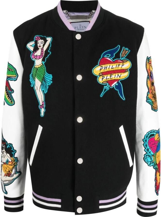 Philipp Plein Bomberjack Zwart