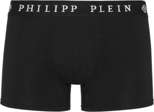 Philipp Plein Boxershorts met geborduurde doodskop Zwart