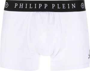Philipp Plein Boxershorts met logo tailleband Wit