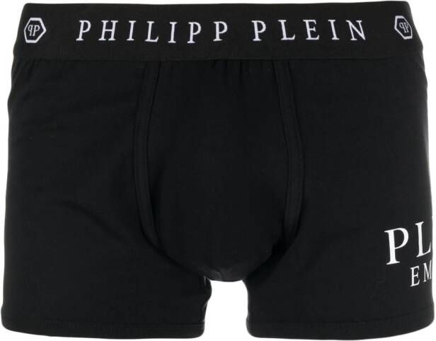 Philipp Plein Boxershorts met logoband Zwart
