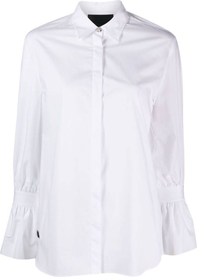 Philipp Plein Button-up blouse Wit