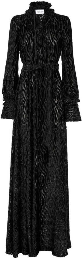 Philipp Plein Chiffon jurk Zwart