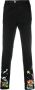 Philipp Plein Chino met verfspatten Zwart - Thumbnail 1