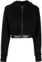 Philipp Plein Cropped hoodie Zwart - Thumbnail 1