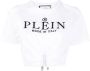 Philipp Plein Cropped T-shirt Wit - Thumbnail 1