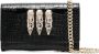 Philipp Plein Crossbodytas met krokodillenleer-effect Zwart - Thumbnail 1