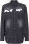 Philipp Plein Denim overhemd Grijs - Thumbnail 1