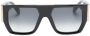 Philipp Plein Zonnebril met rechthoekig montuur Zwart - Thumbnail 1