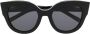 Philipp Plein Zonnebril met cat-eye montuur Zwart - Thumbnail 1