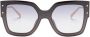 Philipp Plein Eyewear Zonnebril met vierkant montuur Zwart - Thumbnail 1