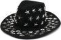 Philipp Plein Fedora hoed verfraaid met studs Zwart - Thumbnail 1