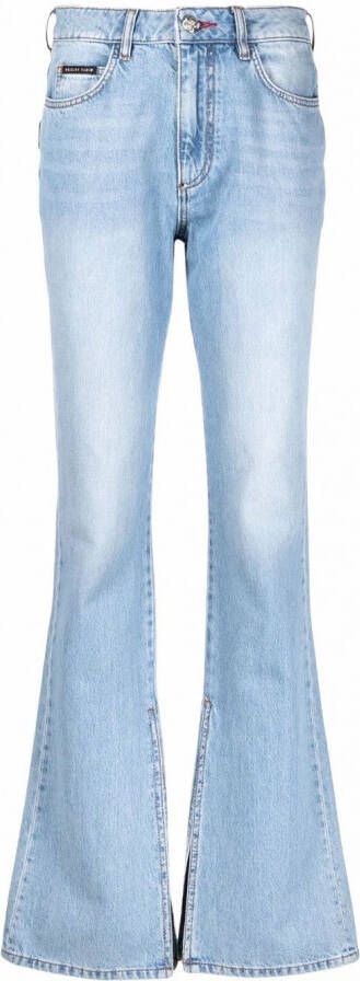 Philipp Plein Flared jeans Blauw