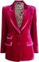 Philipp Plein Fluwelen blazer Roze - Thumbnail 1